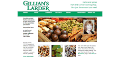 Desktop Screenshot of gillianslarder.com