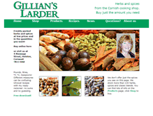 Tablet Screenshot of gillianslarder.com